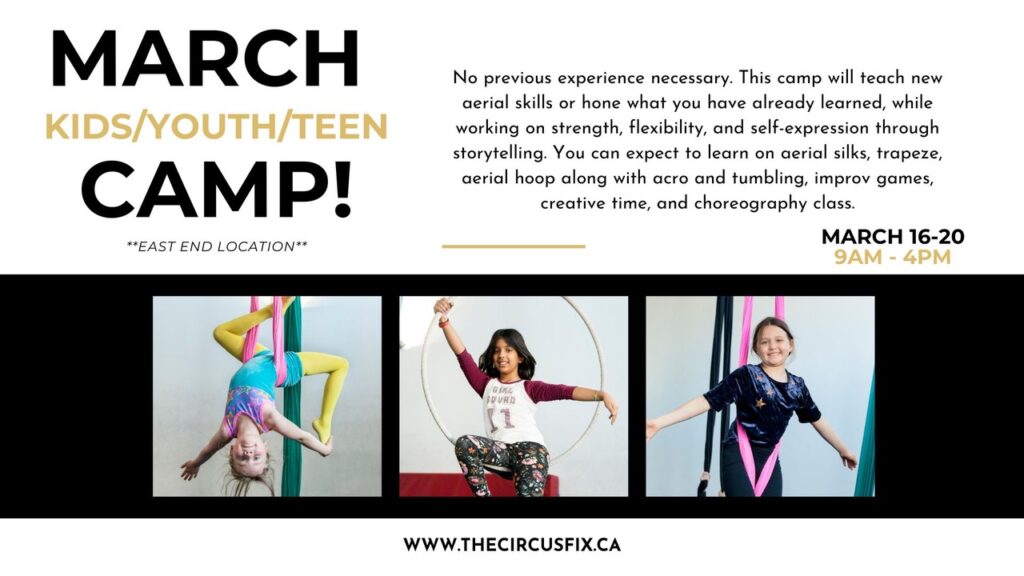 March Break Camp poster