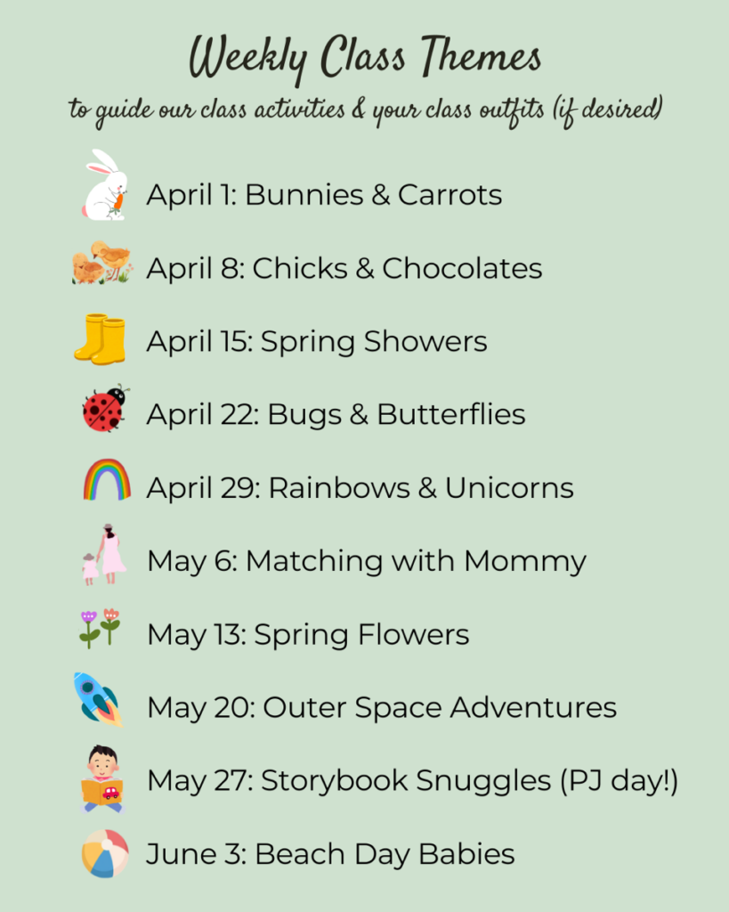 List of weekly themes