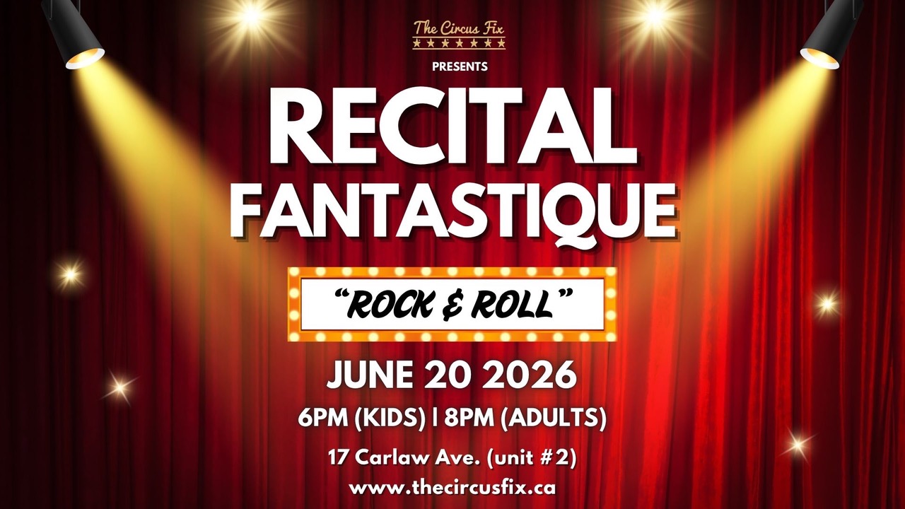 Poster for Recital Fantastique Rock and Roll edition