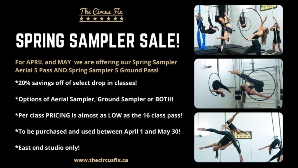 Poster for Spring Sampler Sale